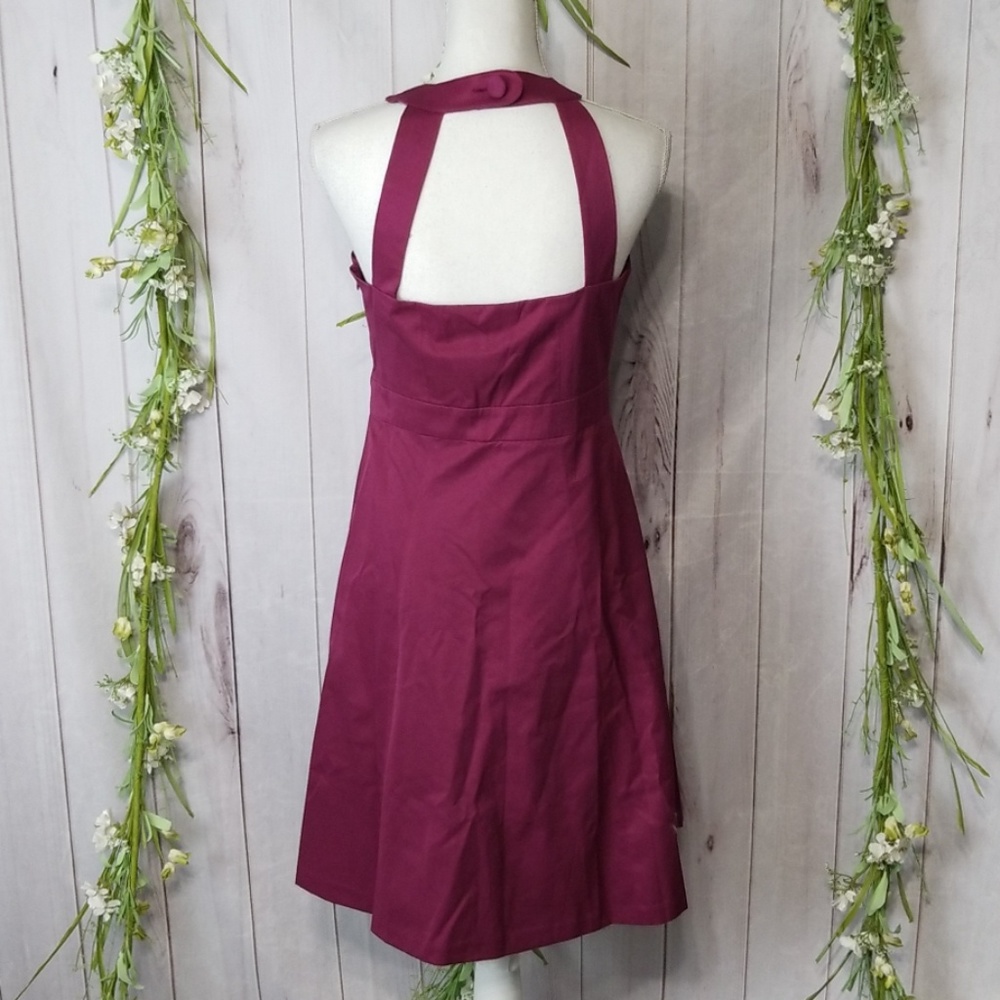 Merona sz 8 Purple Aline Dress - Picture 3 of 6